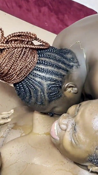 Three Perverted Lesbian Black Chicks Spitting and Pissing