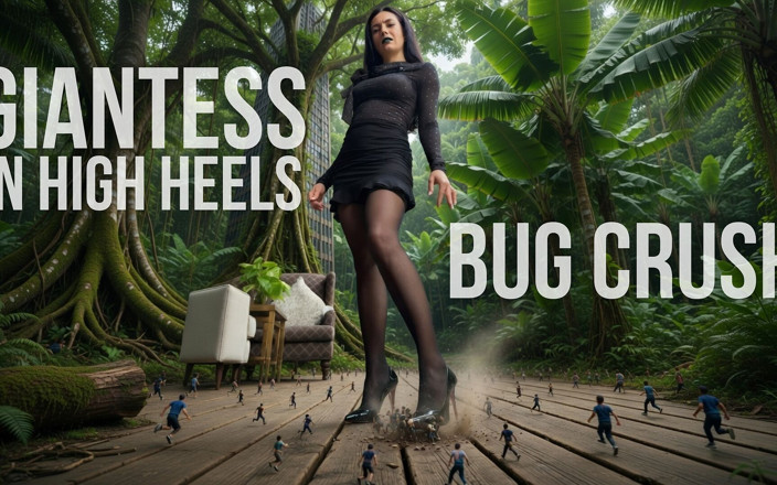 Princess Monica: Riesin in High Heels - Bug Crush POV 4K