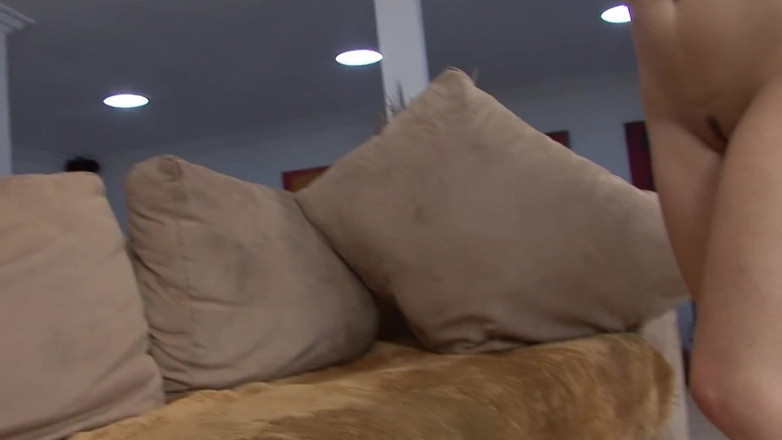 UK Babes: Big ass teen rides cock wildly on the sofa