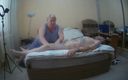 Sweet July: Foot and Buttock Massage Ended with Penis Masturbation with Cumshot...