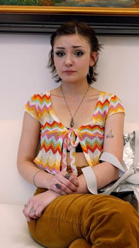 Wendy Inked brunetka coed przesłuchanie zabawki rimjob i chciwa jaskółka!
