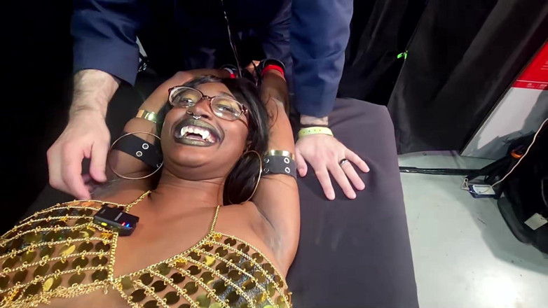 BleuFetish Tickling: Reality Vampire Tickling Aki Kim &amp; Jay Begs Mercy 2x at Exxxotica...