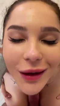Best Blowjob Ever - Busty Teen Ready for Boob Job and Deepthroat in POV
