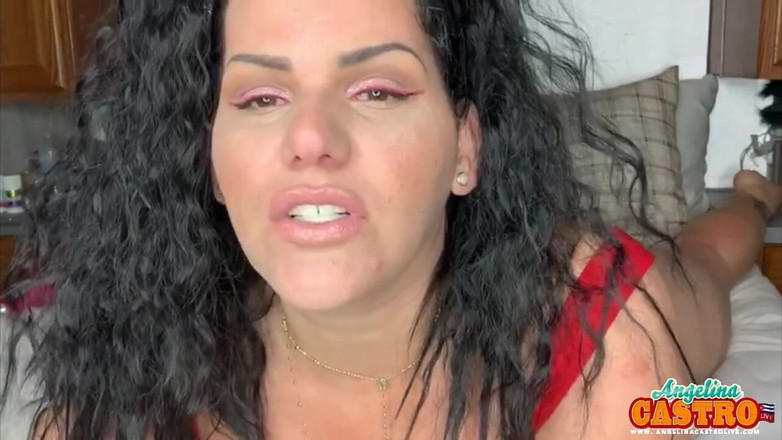Angelina Castro: Angelina Castro Red Lace - rambut 80-an