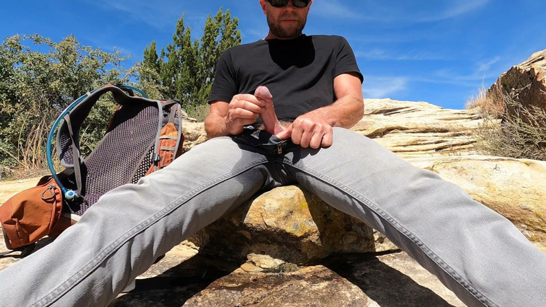 Lapetus: Pissing My Jeans and Jerking off Out in the Desert
