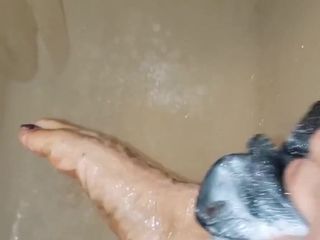 SkorpSolez Production: Nothing Like a Hot Shower. Now Come Oil Them up...