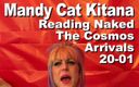 Cosmos naked readers: Mandy Cat Kitana Reading Naked the Cosmos Arrivals 20-01