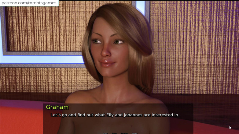 Johannes Gaming: Elly fucked herself with a black dildo having a 4 some...