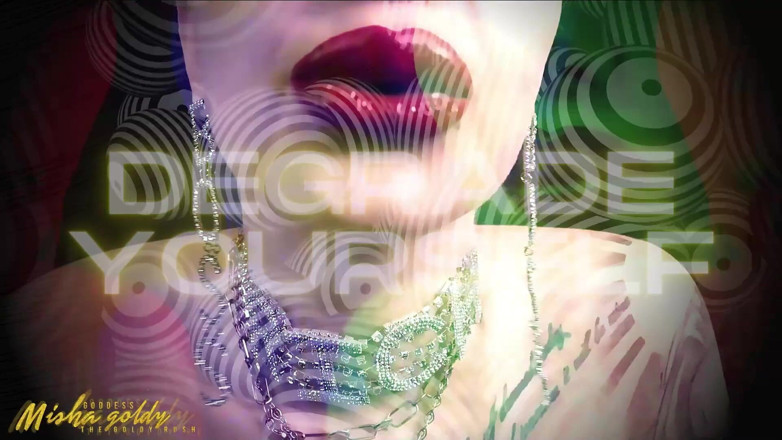 Goddess Misha Goldy: Binaural ASMR &amp; mindfuck! Jerk to my mouth and spit!