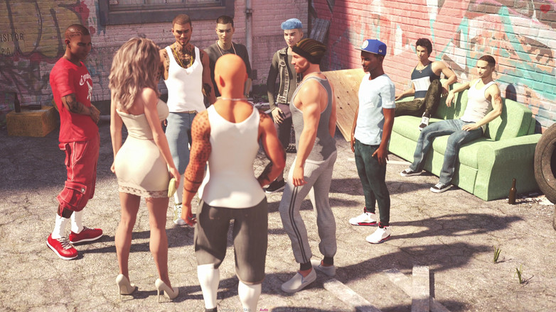 Porngame201: Manželka a nevlastní matka Awam real šukají Sophia dostane gangbang