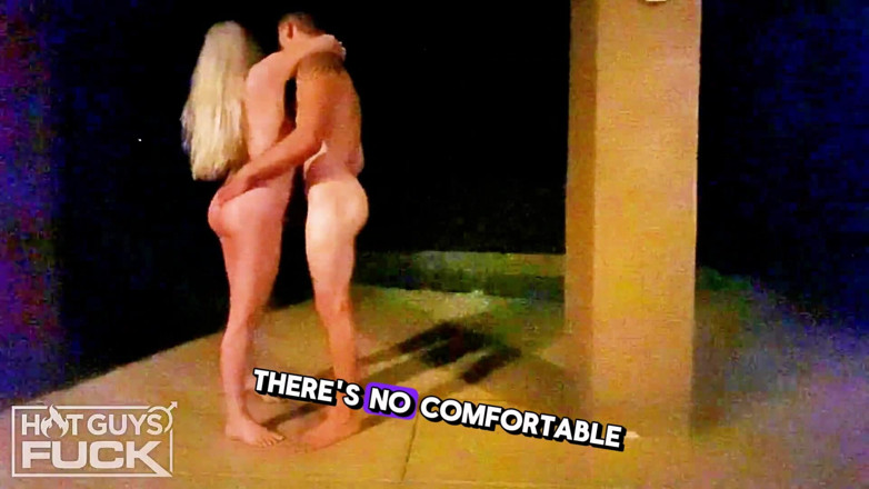 Hot Guys Fuck: Blondie with Perfect Ass Fucked by Horny Hot College Cock