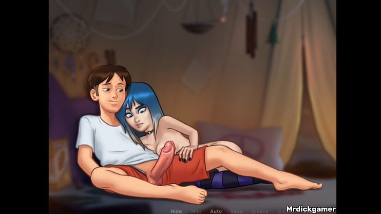 Mr dick gamez: Letní sága sexy teenager dostane jeho ptáka tvrdší a pak...