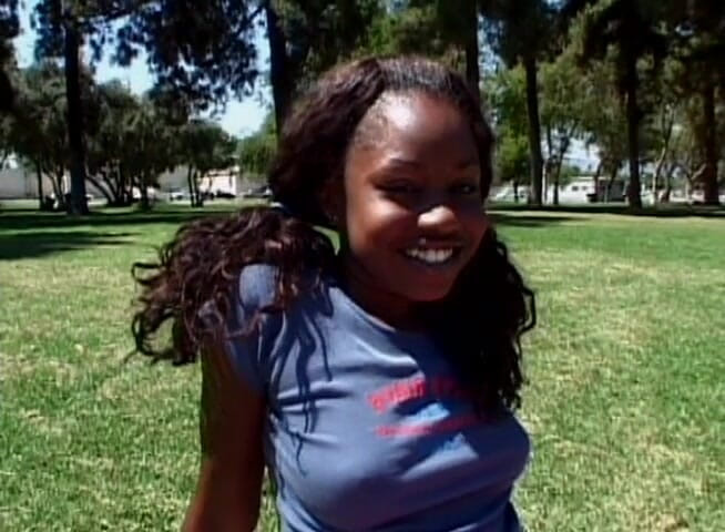 Teens Get it Hard: Nasty ebo teen for the first time use white dick...