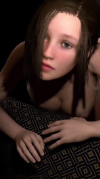 Cute teen fucked from behind.
