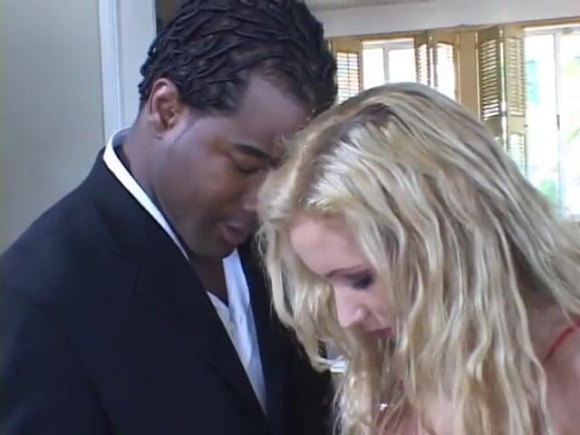 First Black Sexperience: Bitch likes dirty talk to this black dude while fucking...