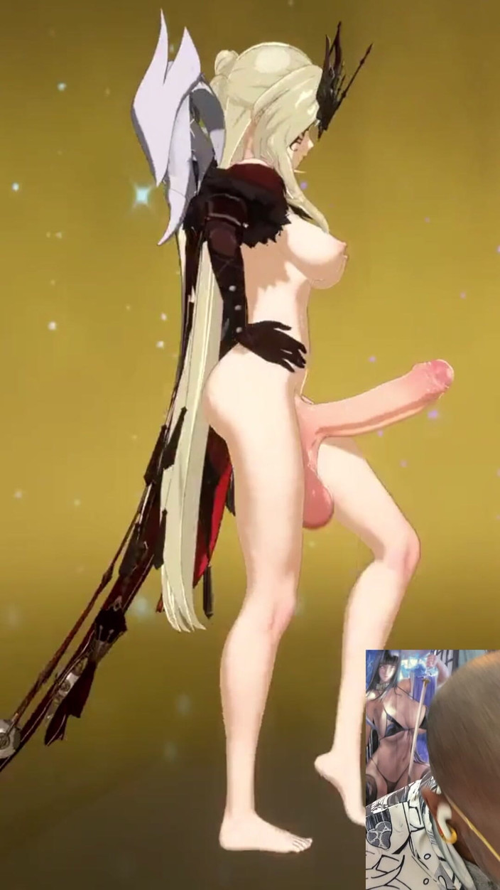 L6RD7BLU3 FUTA: इस स्वादिष्ट बड़े स्तन वाली Genshin प्रभाव चरित्र में एक विशाल ट्रांसजेंडर लंड है