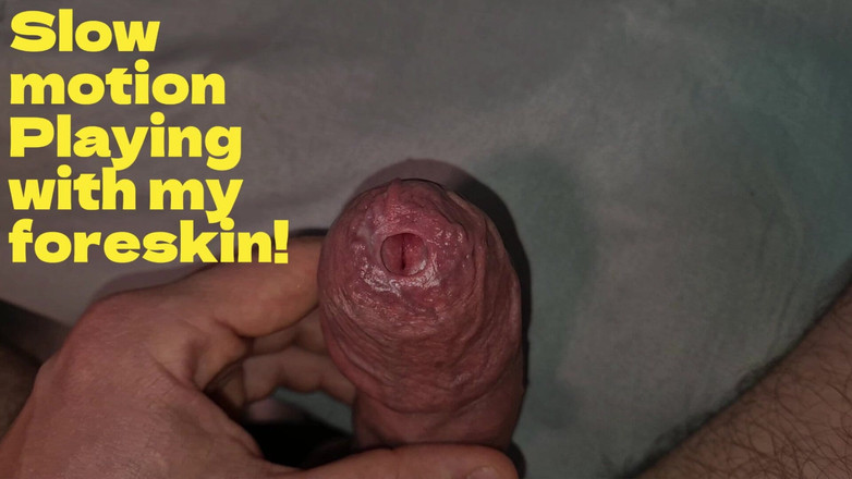 GloomyChase977: Phimosis büyük yarak yakın çekim, çok ateşli!