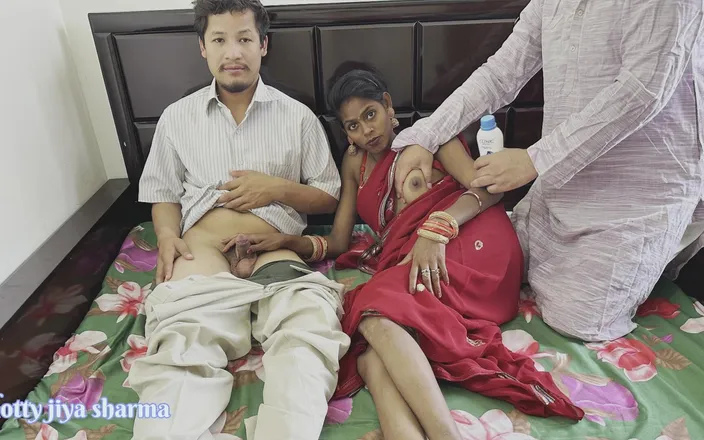 Hotty Jiya Sharmaa: Desi Wife Sharing with a Dever Dirty Sex