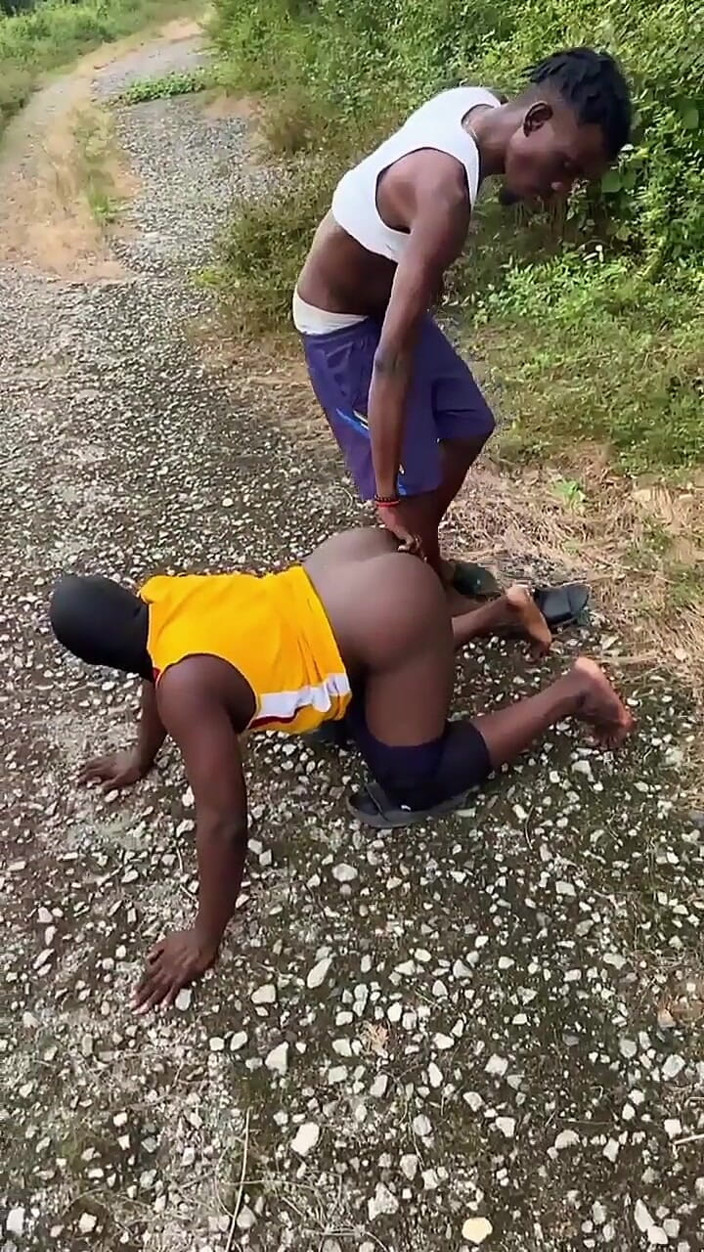 BLACKSHOOTERR: Outdoor Fucking My Chubby Friend