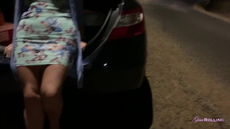 GinaRolling: Deep Ass Fingered Wife in the Forest in a Highway