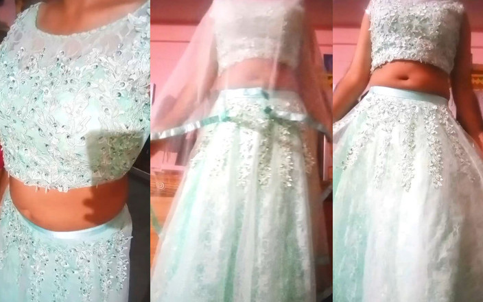 Gaurisissy: Homosexual Indian Crossdresser Bottom Sex Real Cu Înregistrare De Acasă În Blue...