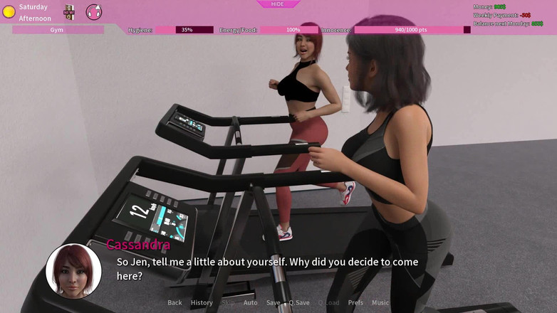 Dirty GamesXxX: Innocence or Cash: Two Hot Girls Training in to the...