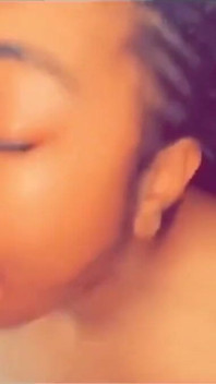 Oooh Baby Lets Decorate Starting with My Face and the Wall Cum All Over My Cute Face Ebony Facial