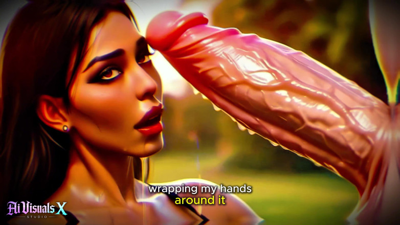 AI Visuals X: (4k) Ai 3D animované porno - Latina Baddie uctívá velkého bílého ptáka (mezirasový...