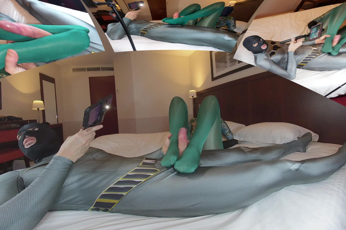 Nylon Xtreme VR: VR 180 3D Footjob for Nora Fox