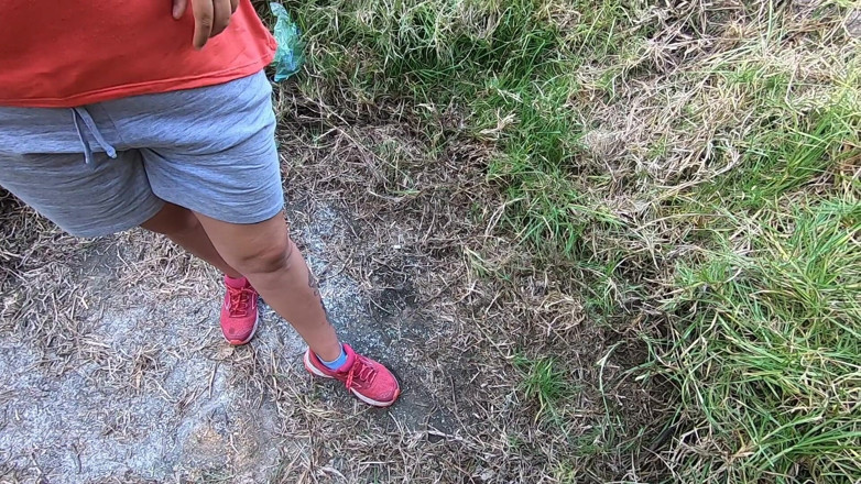 bekycarril: Outdoor blowjob in the garden