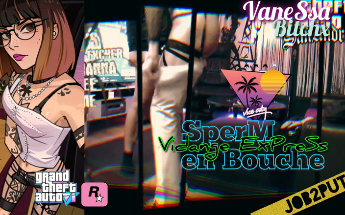 VaneSsa BiTCHx: Express Emptying by a Tail Pumper. Sperm in the Mouth....
