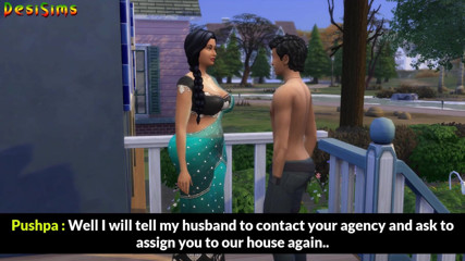 Desi Sims: Desi married Saree Stepaunty seducing this young Indian gardener