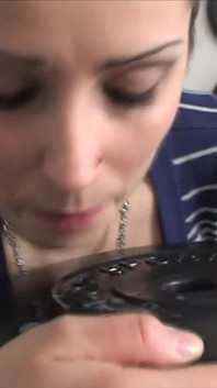 Shooting Sperm All Over Her Face!