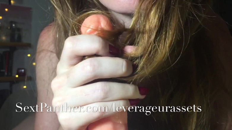Leverageurassets: Redhead hair handjob