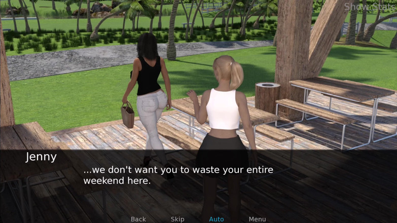 Johannes Gaming: Project hot wife - gioca con le tette di jenny all'aperto