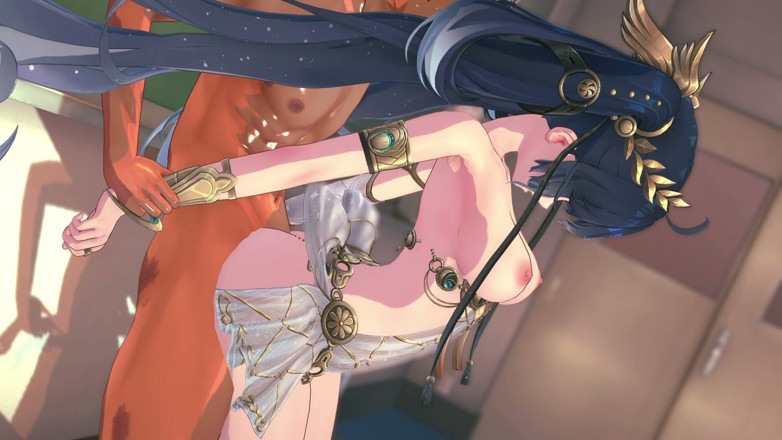 3D_ANIME123: Ürküyen dalgalar iuno - 3 boyutlu hentai animasyonu