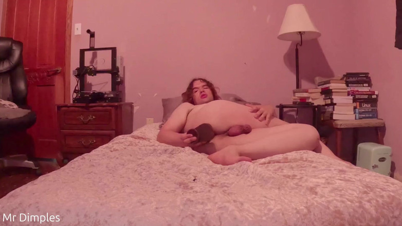 Mr Dimples: Anální trénink s mým velkým černým robertkem!