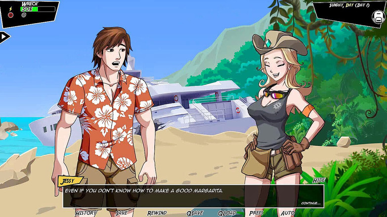 Dirty GamesXxX: Rajskie pożądanie: opuszczona wyspa - ep. 1