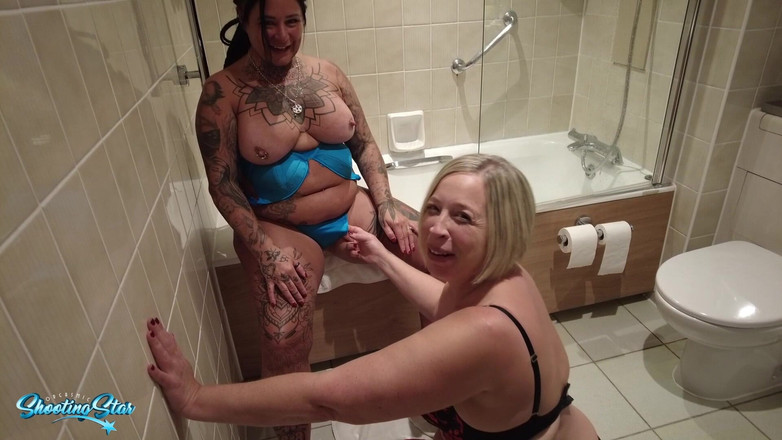 Shooting Star: 本当の異人種間の妻スワップ - ダブル中出し4シャイアンとシューティングスターの清掃任務