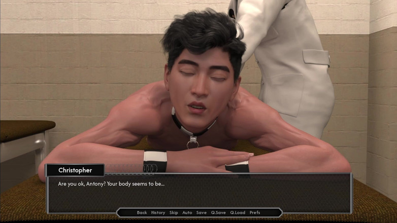 Femboy Maaya: Корейський хлопець Антоні на ув'язненому огляді з доктором Крістофером