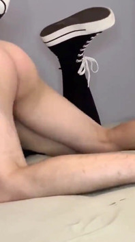 Fucking a Young Student in Her Tight Ass, Spreading Her Anus with Her Anal Tail