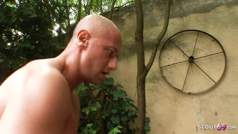 Full porn collection: Blonde skinny teen fucked outdoor by stepfather's with big cock