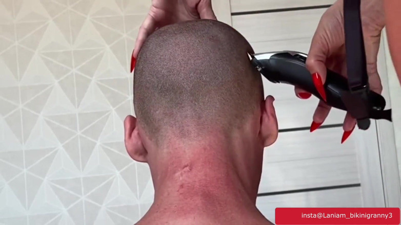 Ladyloveyoung60: Old Lady Femdom Shaving Slave Asmr