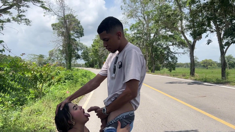Yohamedi: Stepsister Made Her Want to Suck Cock on a Road...