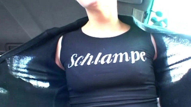 German bitch hunter: Shaved Head Babe Spreads Pierced Pussy Dripping Cream