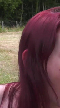 French Gypsy Redhead Fucks Stepbro and Friend