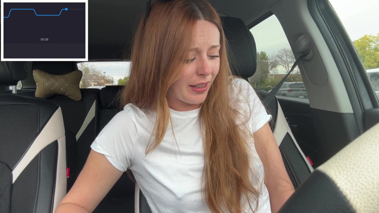 Nadia Foxx: Braless Pit Stop in the Drive Thru with My Lush...
