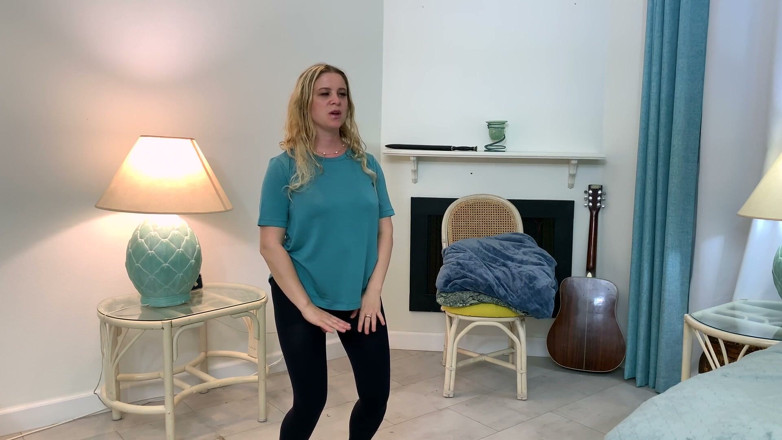 Erin Electra: Stepson helps stepmom make an exercise video