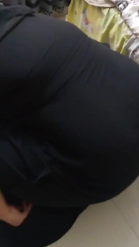 Hot Stepmom Fucks Stepson Without Condom While Cleaning House, Cum Inside Big Ass