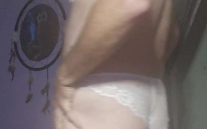 Fantasies in Lingerie: Trying Out a New Bra and Panty Set.